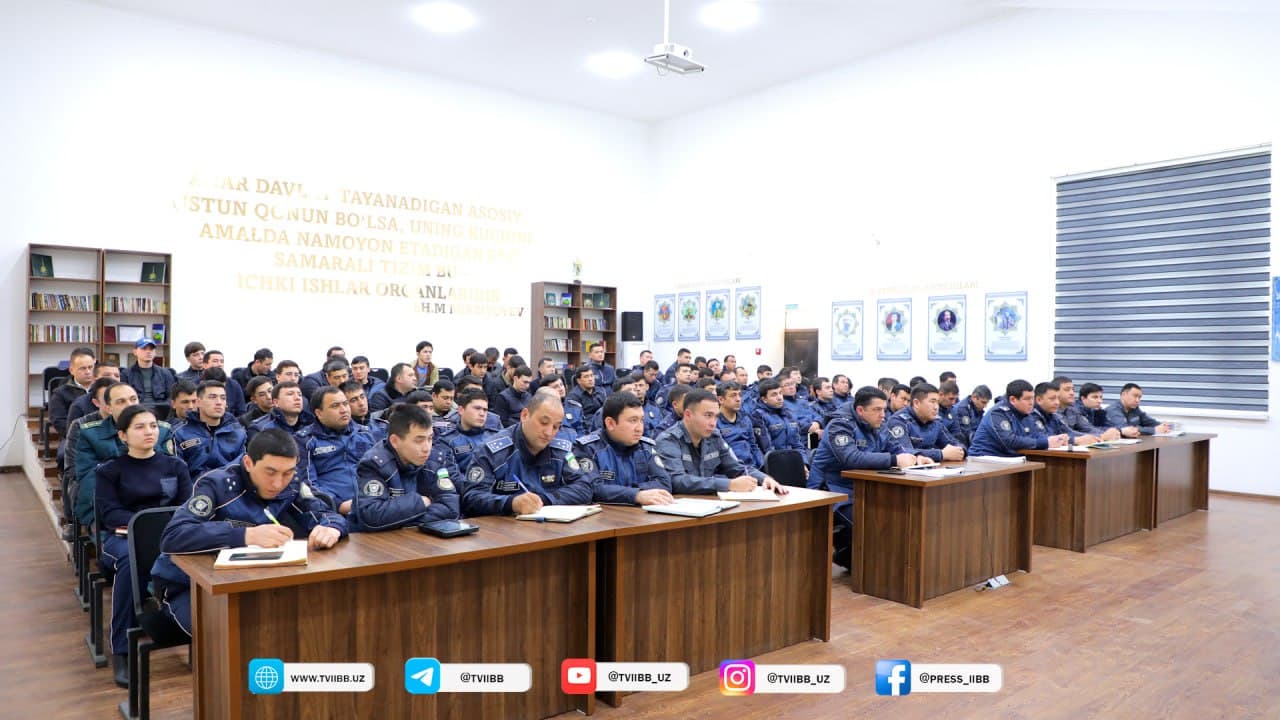 Tashkent region internal affairs personnel have been provided with systematic training courses