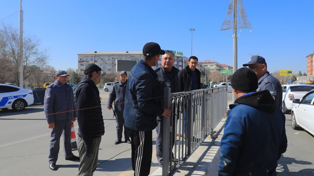 Бухоро шаҳрида хавфсиз йўллар ва ободонлаштириш ишлари: Вилоят ИИБ бошлиғи ҳудудларда ўрганишлар олиб борди