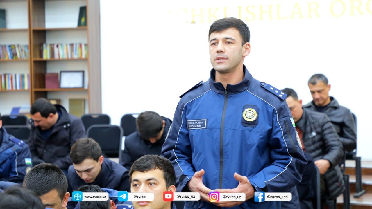Tashkent region internal affairs personnel have been provided with systematic training courses