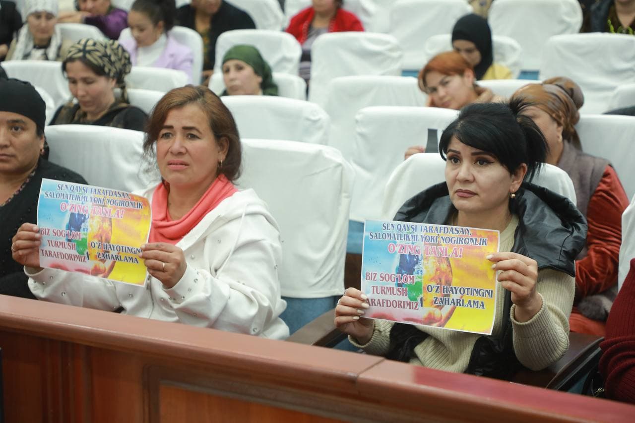 Surxondaryo viloyatida “Turmush” profilaktik tadbiri doirasida ayollar bilan uchrashuv va qabul oʻtkazildi