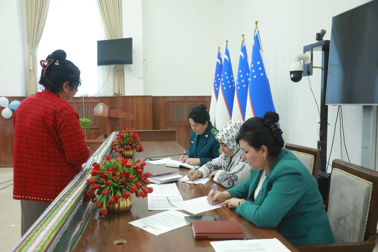 Surxondaryo viloyatida “Turmush” profilaktik tadbiri doirasida ayollar bilan uchrashuv va qabul oʻtkazildi