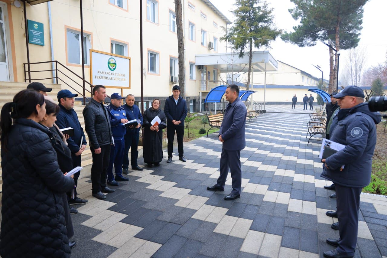 Наманган вилояти Наманган туманида маҳаллаларда жиноятчиликнинг олдини олиш борасида амалга оширилаётган ишлар ўрганилди