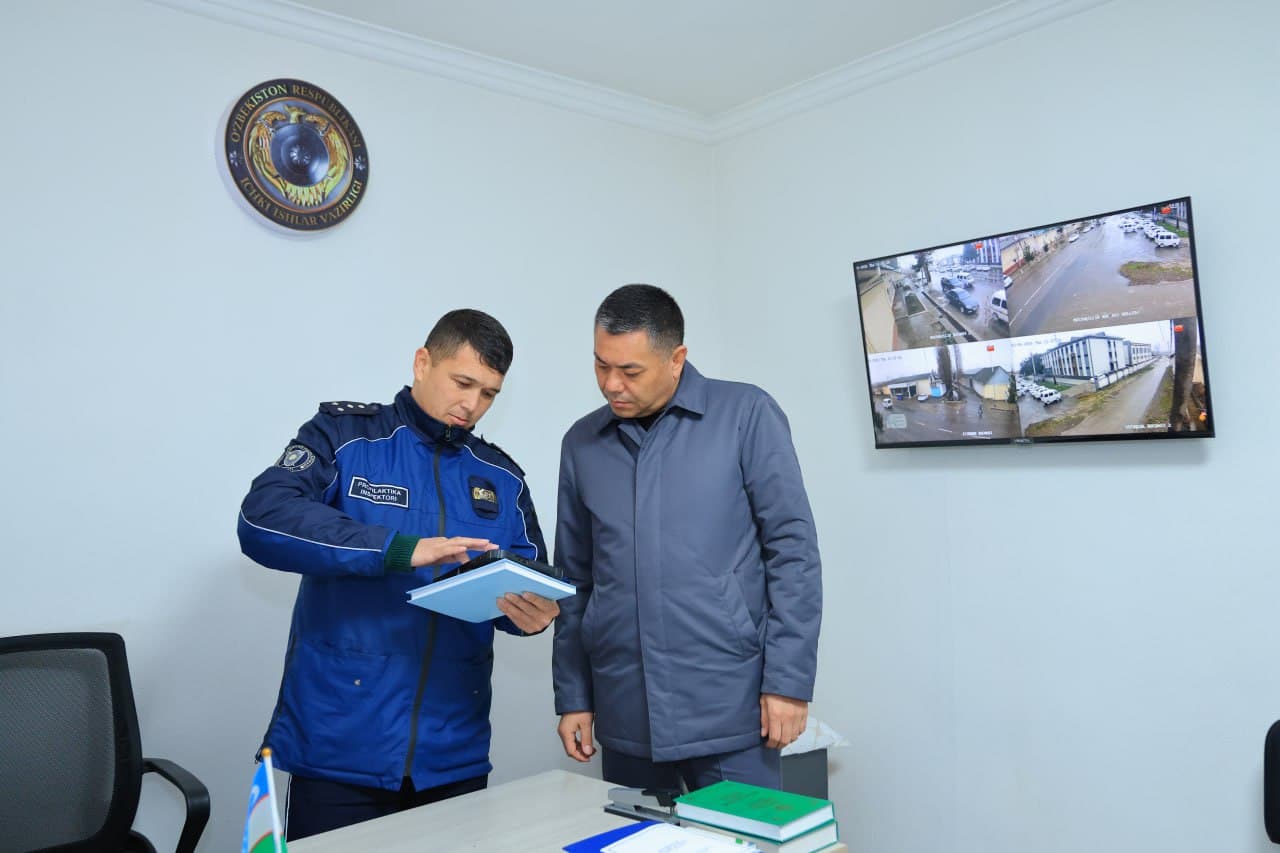 Наманган вилояти Наманган туманида маҳаллаларда жиноятчиликнинг олдини олиш борасида амалга оширилаётган ишлар ўрганилди