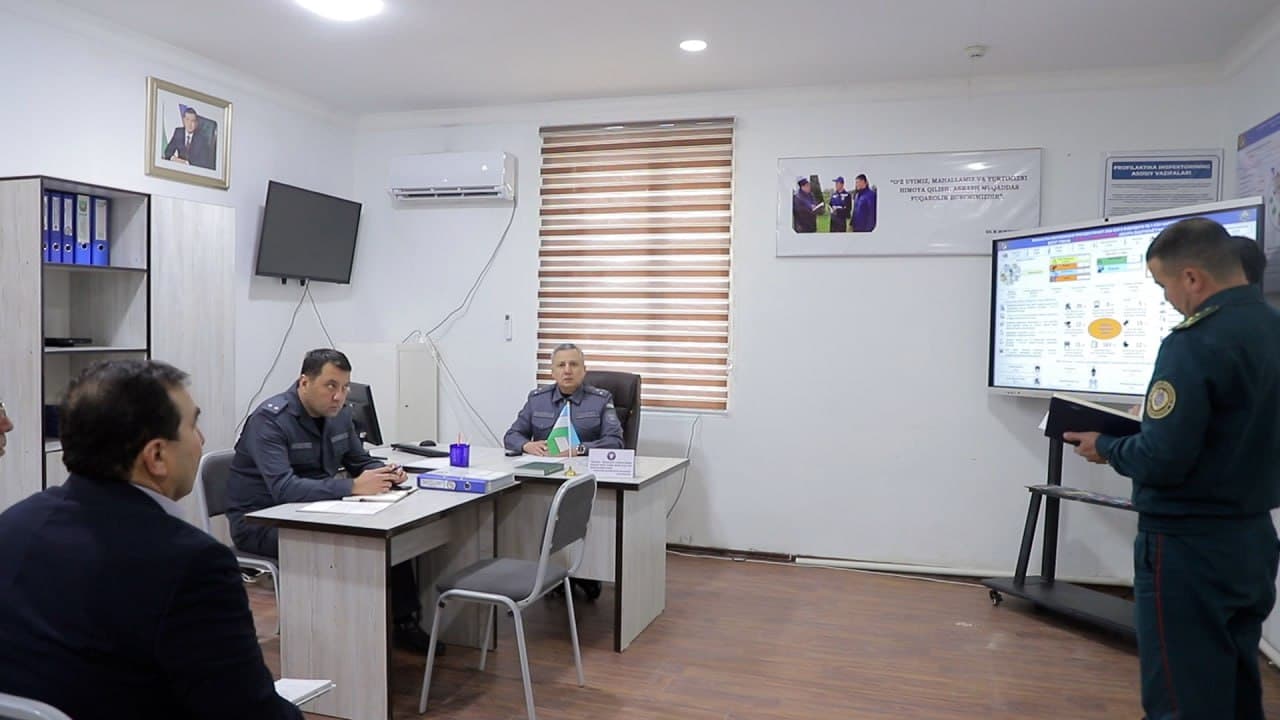 Xorazm viloyati mahallalarida xavfsiz muhit yaratish boʻyicha amaliy ishlar oʻrganildi