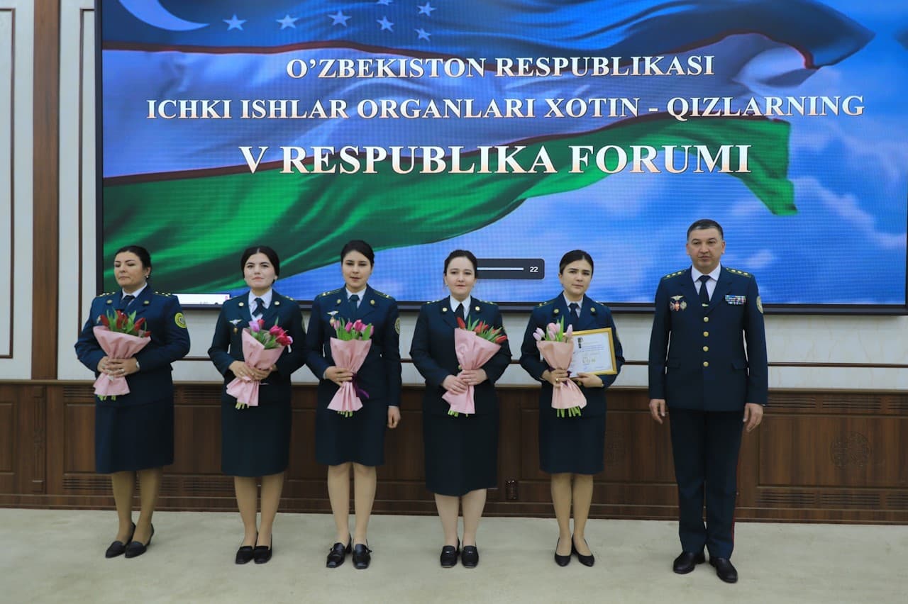 “Yangi Oʻzbekistonning shijoatli ayollari!” shiori ostida ichki ishlar organlari xotin-qizlarining V Respublika forumi boʻlib oʻtdi