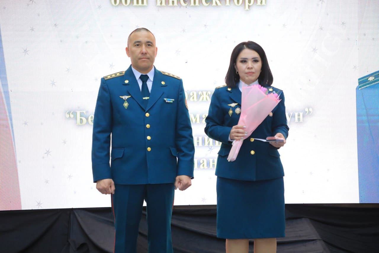 В Министерстве внутренних дел Республики Каракалпакстан проходило праздничное мероприятие в связи с 8 марта – Международным женским днем