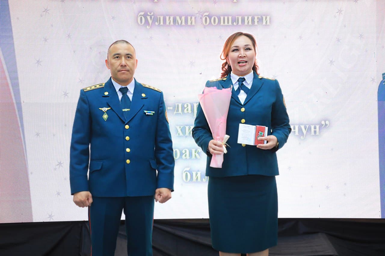 В Министерстве внутренних дел Республики Каракалпакстан проходило праздничное мероприятие в связи с 8 марта – Международным женским днем