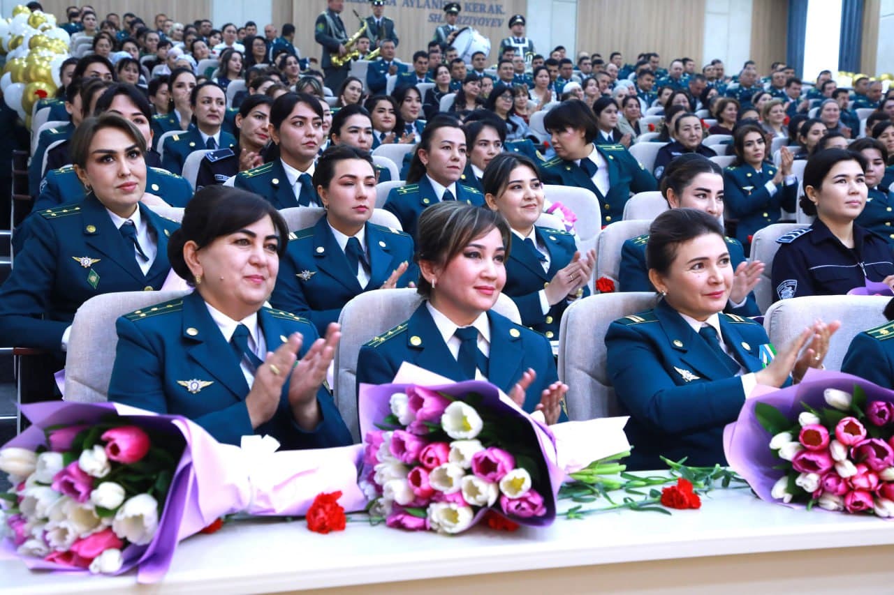 Samarkand Regional Internal Affairs Department hosted a solemn event to celebrate International Women's Day
