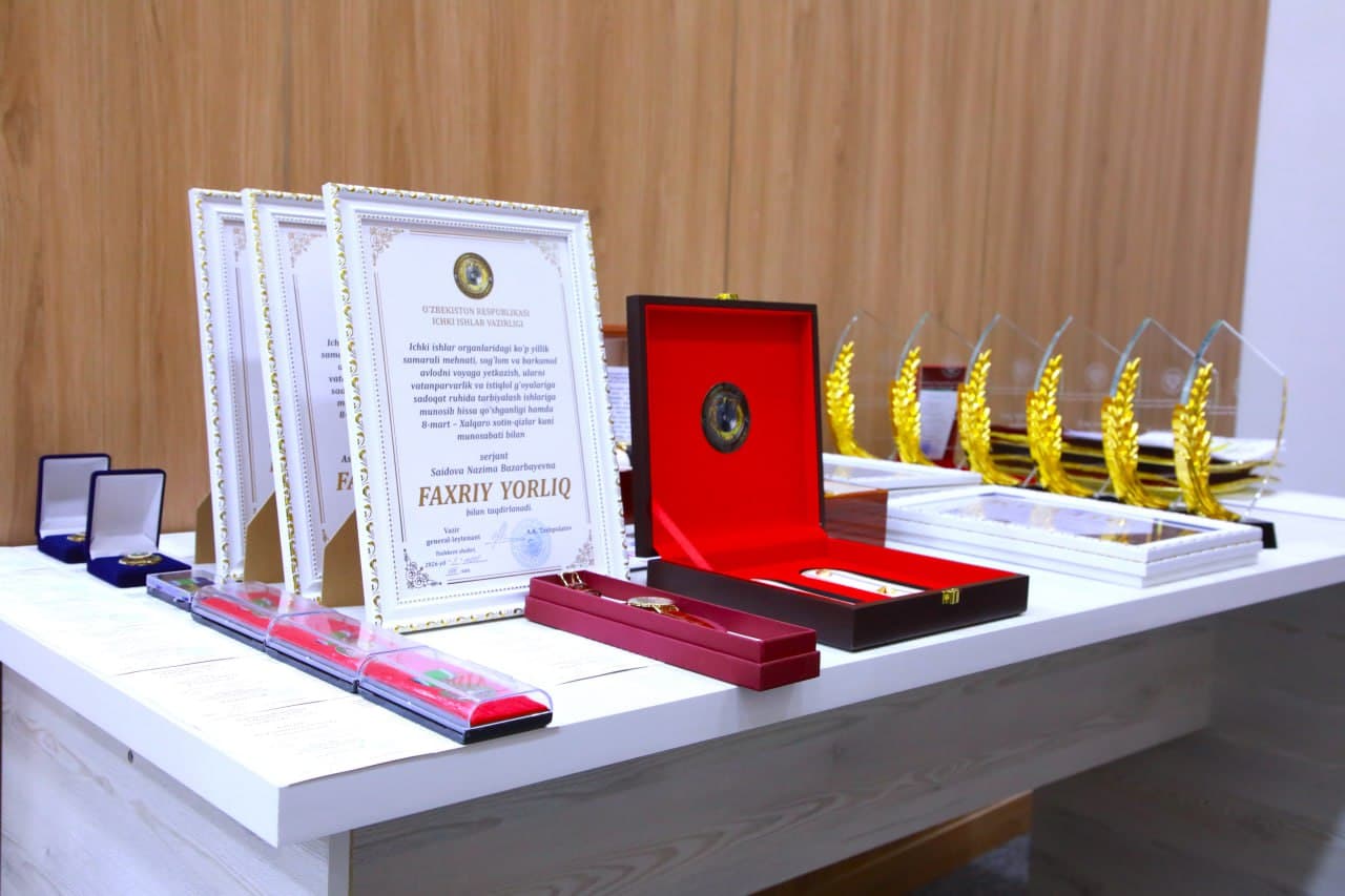 Samarkand Regional Internal Affairs Department hosted a solemn event to celebrate International Women's Day