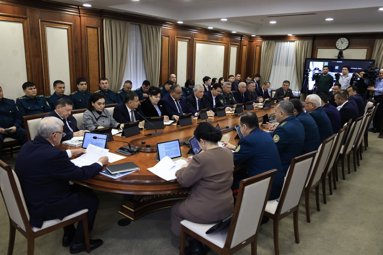 Сенатда Ички ишлар вазирлигининг ахбороти эшитилди