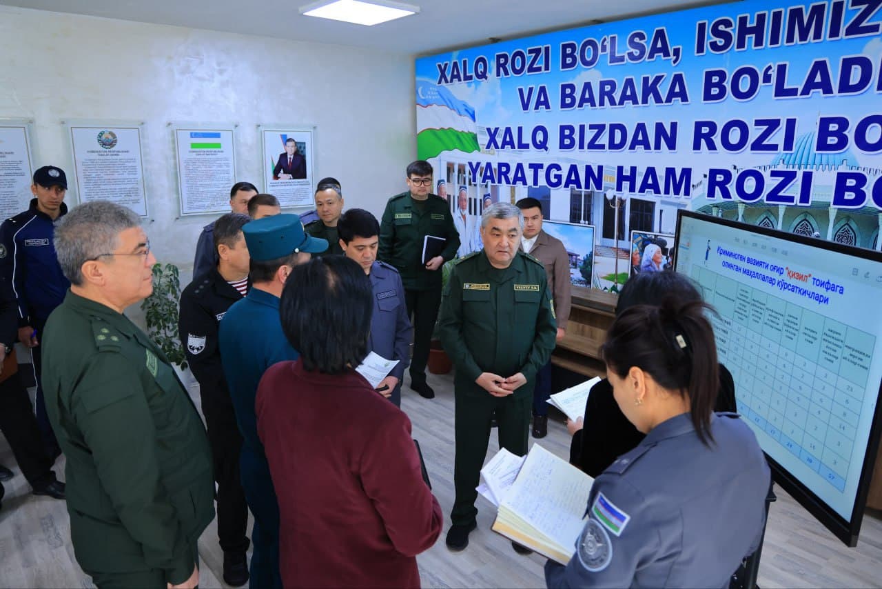 Республика идоралараро мувофиқлаштирувчи штаби томонидан Наманганда ўрганишлар давом этмоқда