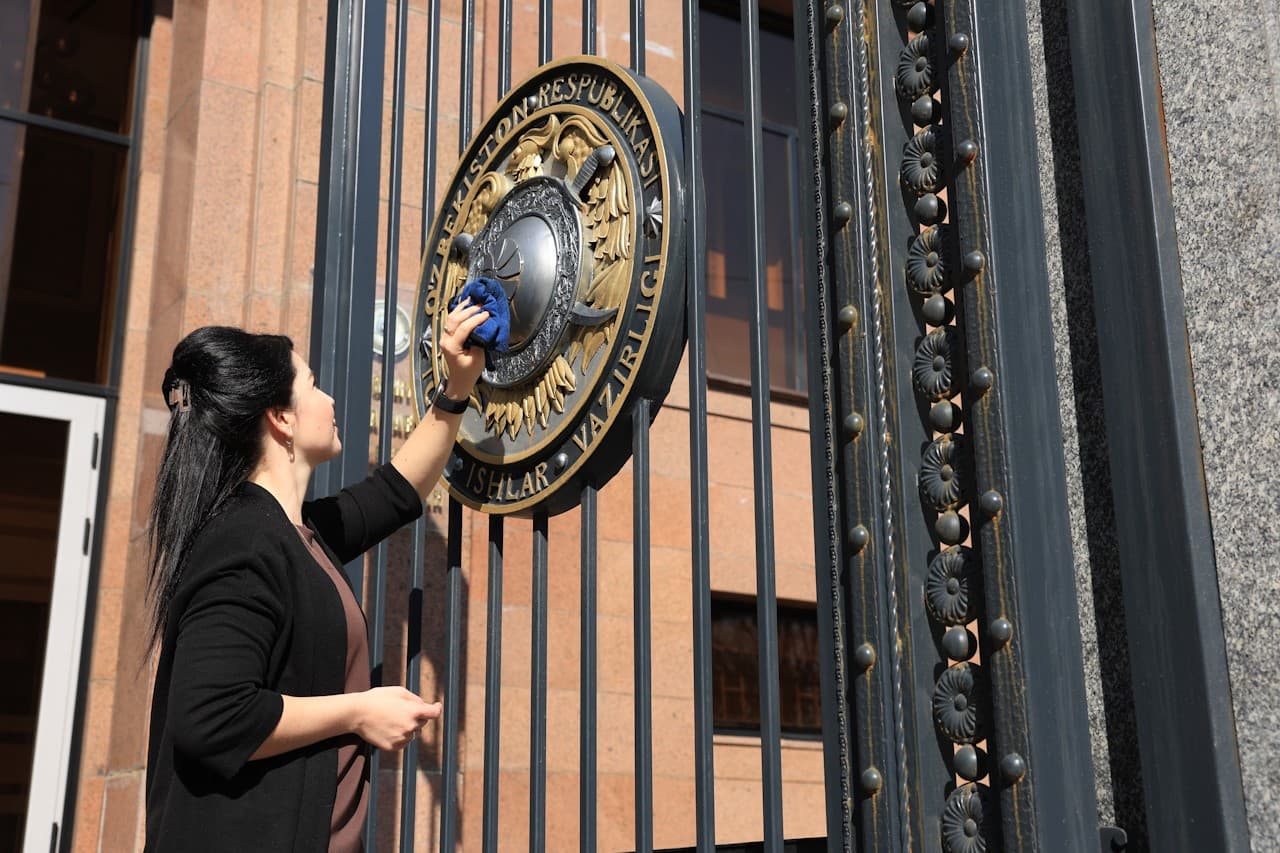 В Министерстве внутренних дел прошел благотворительный хашар под девизом "Благополучие страны начинается с махалли!"