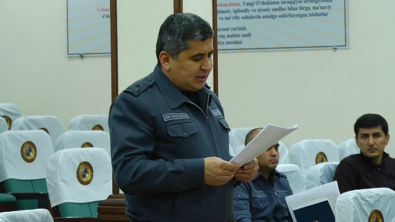 A meeting was held in the Navoi region to analyze crime registration and preventive measures