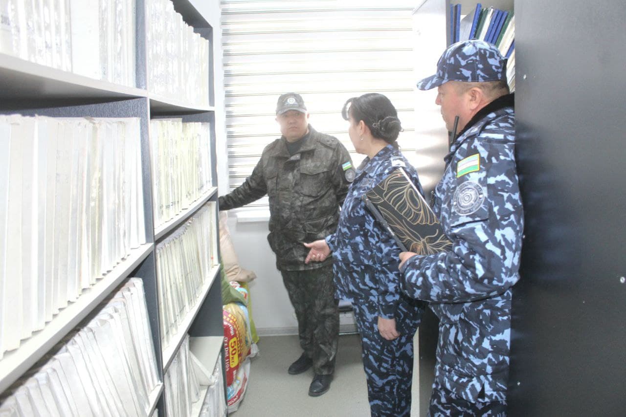 Визит командующего караульными войсками МВД: обсуждены условия службы и состояние воинской дисциплины в Бухаре