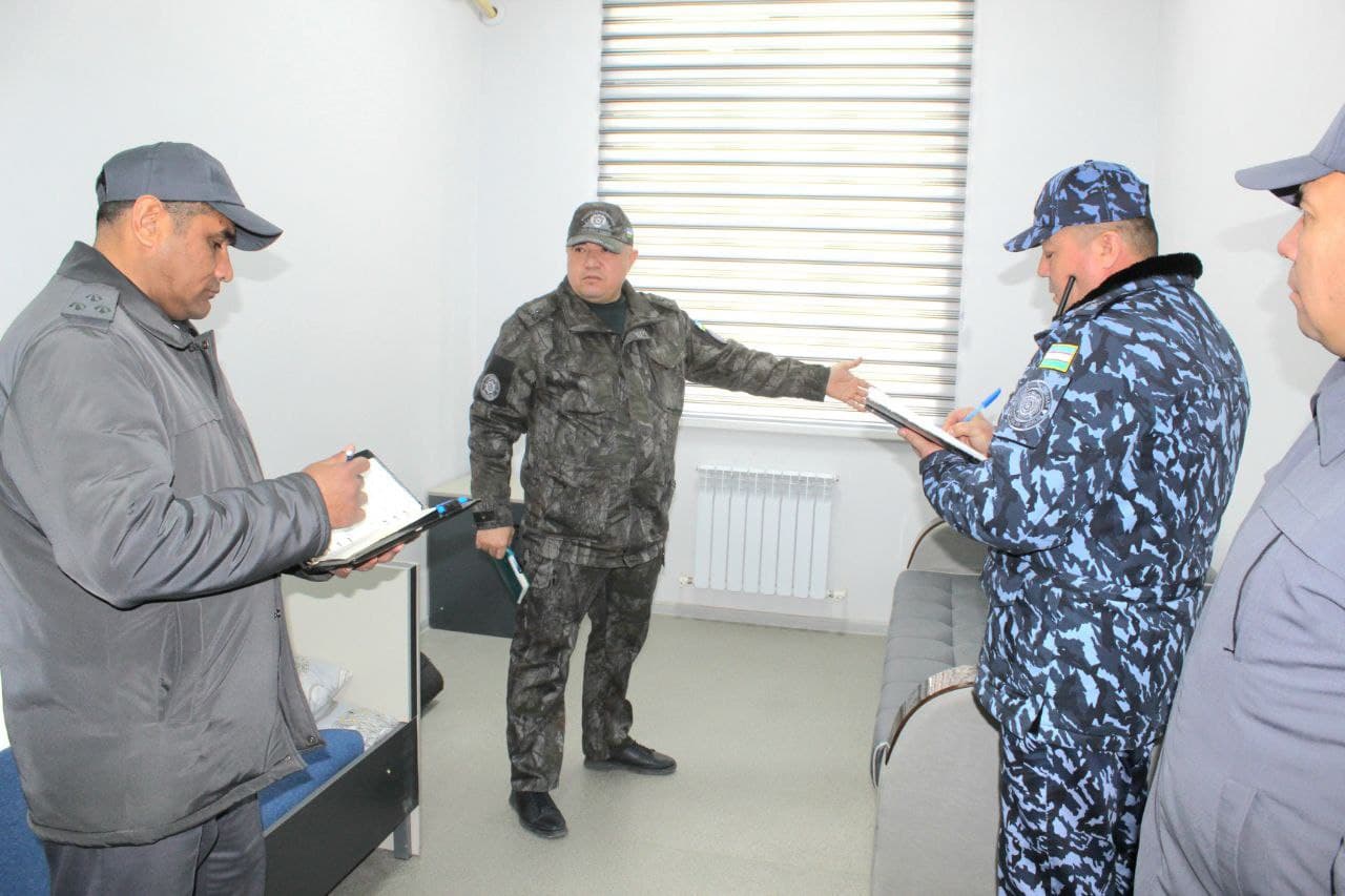 Визит командующего караульными войсками МВД: обсуждены условия службы и состояние воинской дисциплины в Бухаре