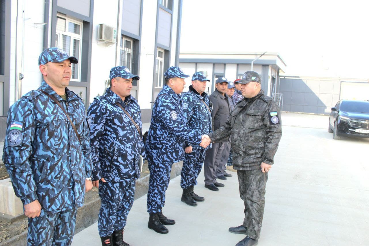 Визит командующего караульными войсками МВД: обсуждены условия службы и состояние воинской дисциплины в Бухаре