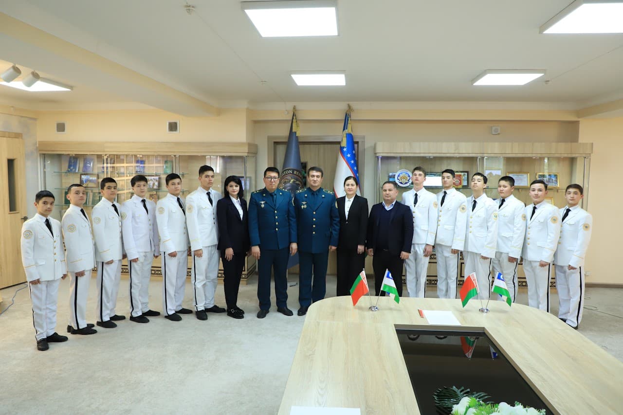 Состоялась видеоконференция с участием учащихся специализированных образовательных учреждений Узбекистана и Беларуси