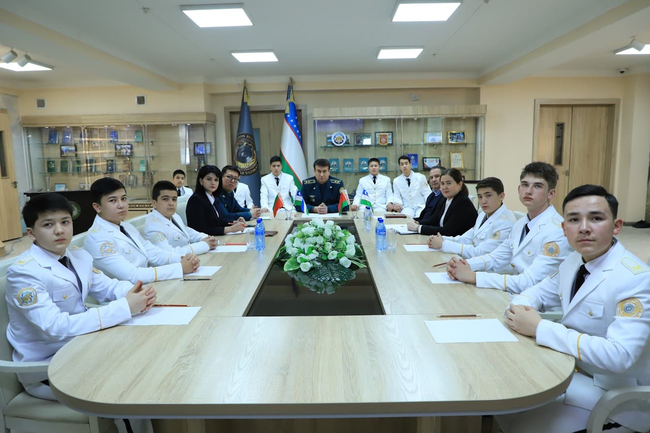 Состоялась видеоконференция с участием учащихся специализированных образовательных учреждений Узбекистана и Беларуси