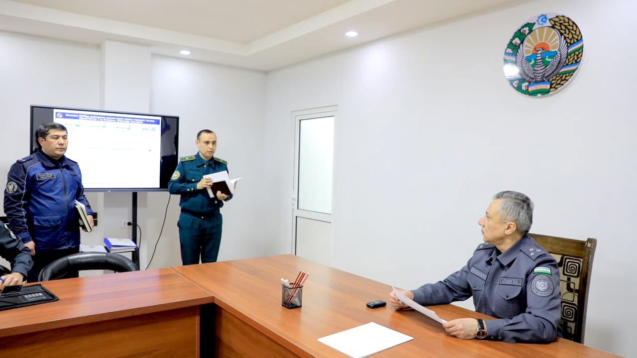 IIV Akademiyasi rahbariyati Toshkent shahri Mirzo Ulugʻbek tumanidagi “Beshkapa” mahallasining kriminogen vaziyatini oʻrgandi