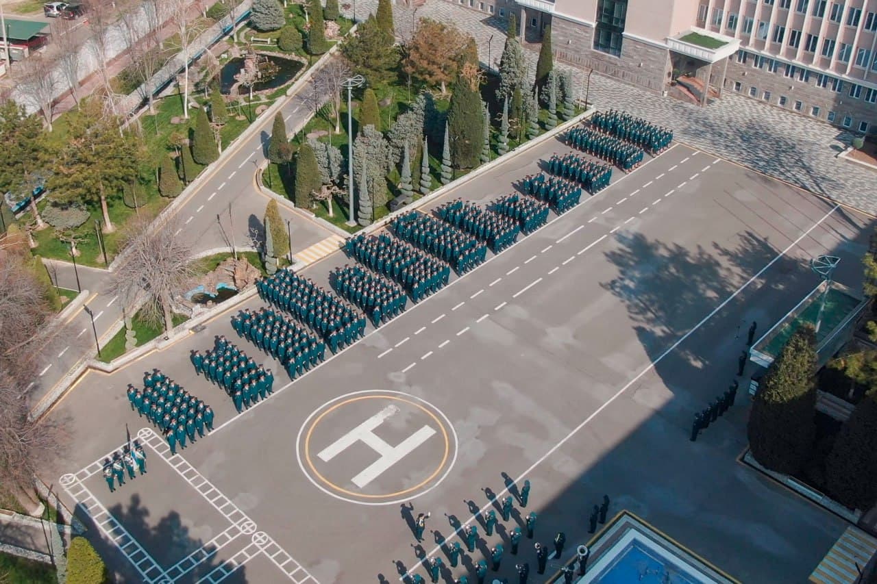 В Министерстве внутренних дел организован строевой смотр с участием личного состава, задействованного в обеспечении общественной безопасности при праздновании всенародного праздника Навруз