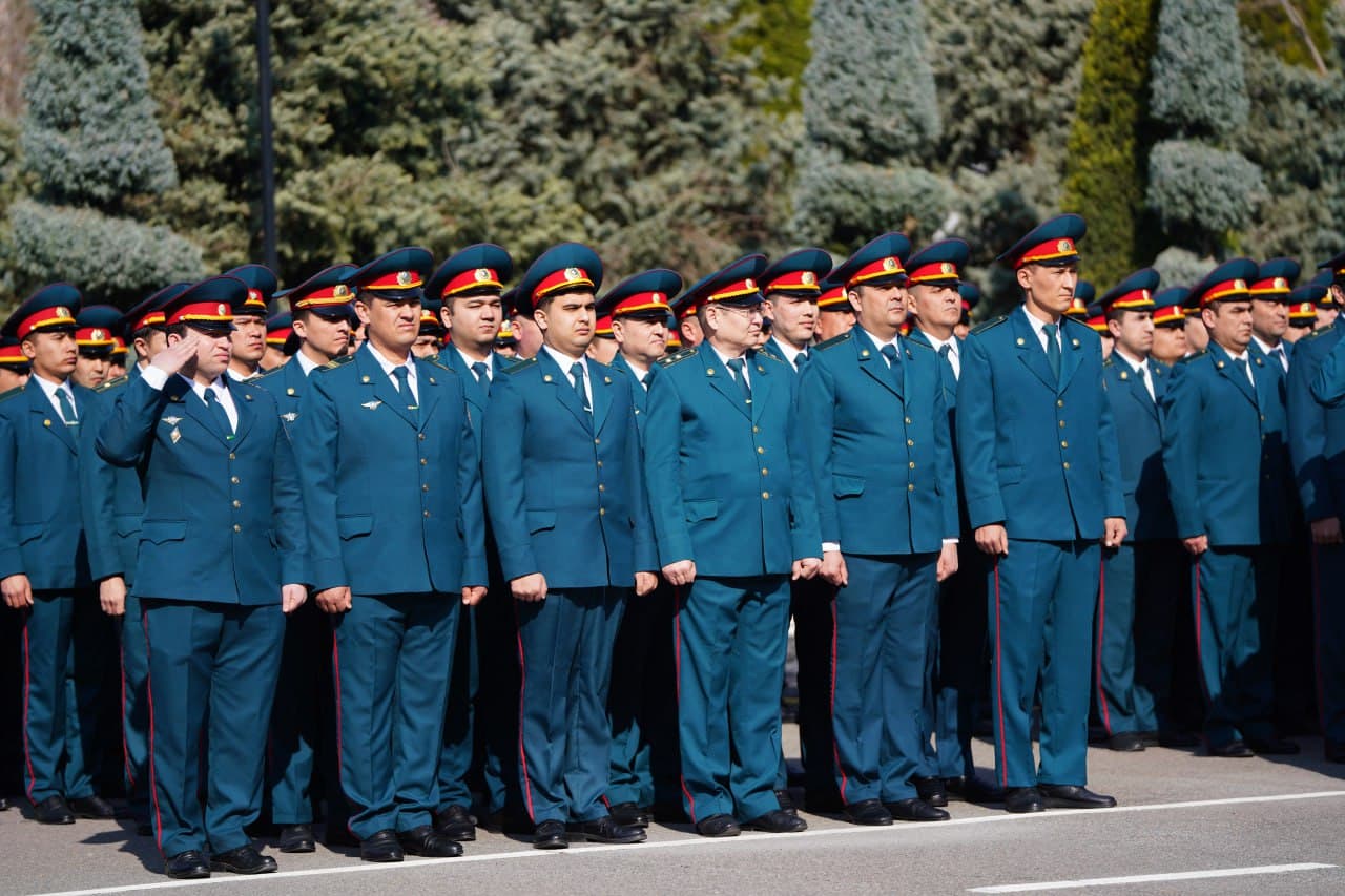 В Министерстве внутренних дел организован строевой смотр с участием личного состава, задействованного в обеспечении общественной безопасности при праздновании всенародного праздника Навруз