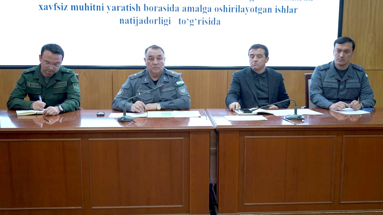 IIV rahbariyati tomonidan Toshkent shahri Mirobod tumanida aholi xavfsizligini taʼminlash maqsadida keng koʻlamli ishlar amalga oshirilmoqda