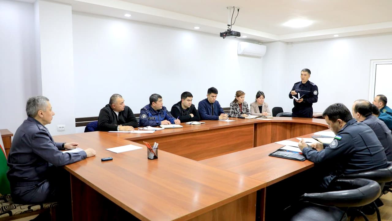IIV Akademiyasi rahbariyati Toshkent shahri Mirzo Ulugʻbek tumanidagi “Beshkapa” mahallasining kriminogen vaziyatini oʻrgandi