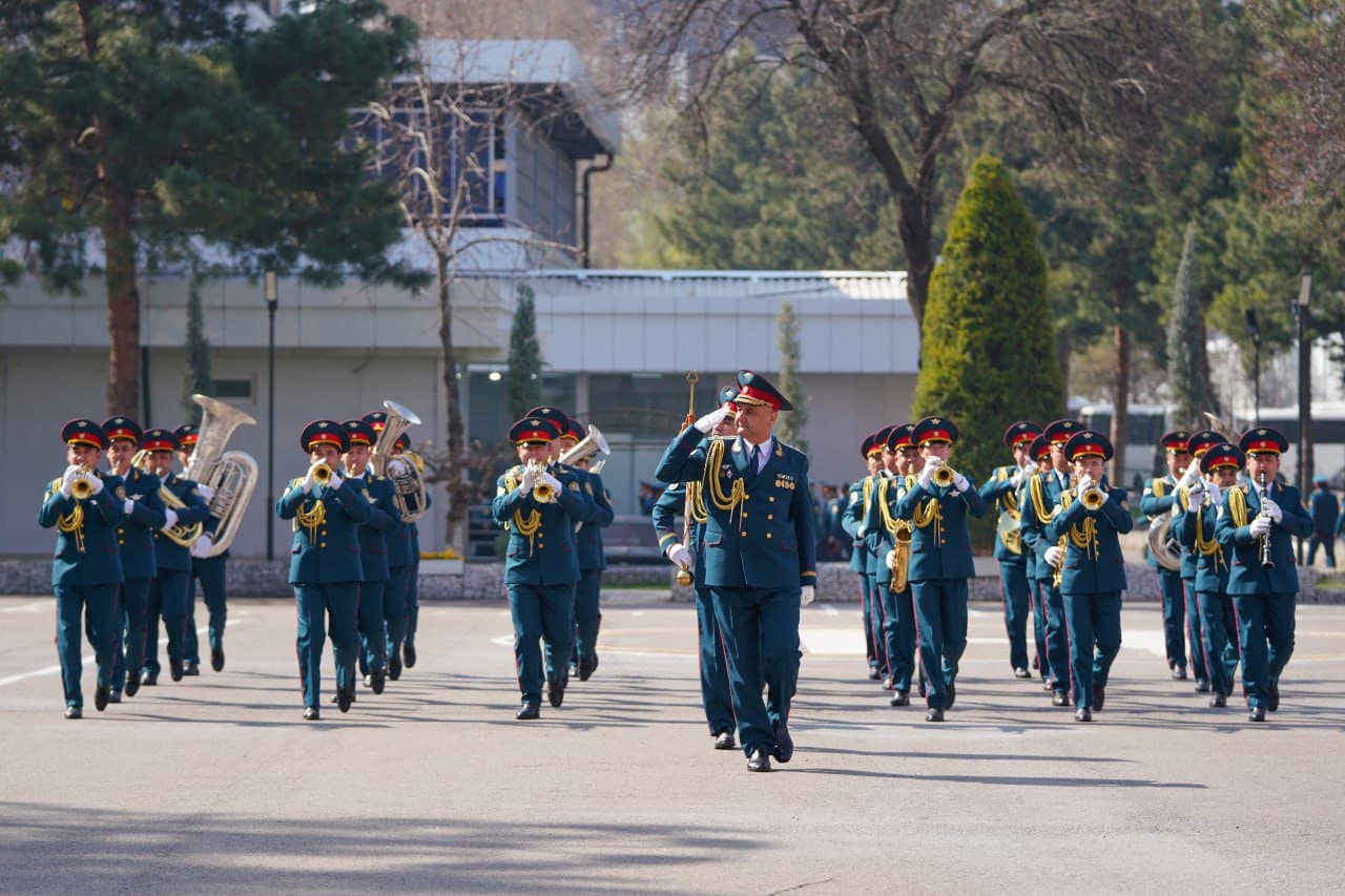 В Министерстве внутренних дел организован строевой смотр с участием личного состава, задействованного в обеспечении общественной безопасности при праздновании всенародного праздника Навруз