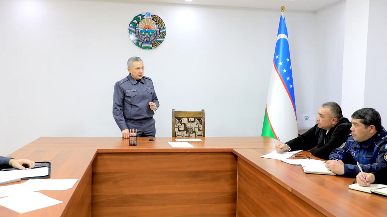 IIV Akademiyasi rahbariyati Toshkent shahri Mirzo Ulugʻbek tumanidagi “Beshkapa” mahallasining kriminogen vaziyatini oʻrgandi