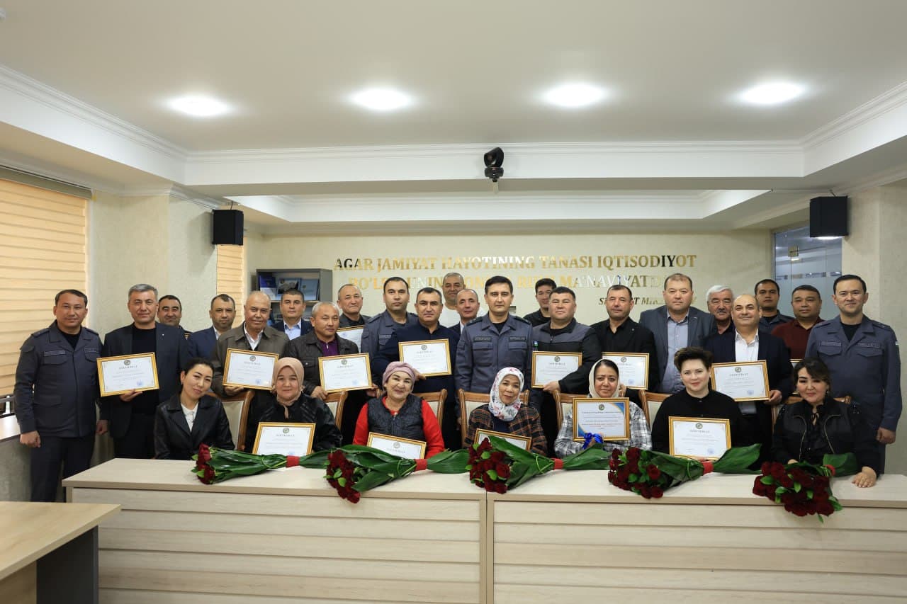 Ichki ishlar organlari faxriylari va pensionerlariga xizmat uy-joylarini bepul xususiylashtirib berish marosimi boʻlib oʻtdi