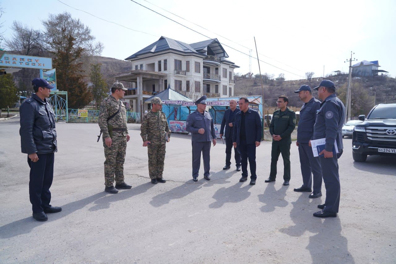 ИИВ раҳбарияти томонидан Наманган вилоятида Наврўз умумхалқ байрами ҳамда Рамазон Ҳайити байрамлари хавфсиз ўтказиш масалалари ўрганилди