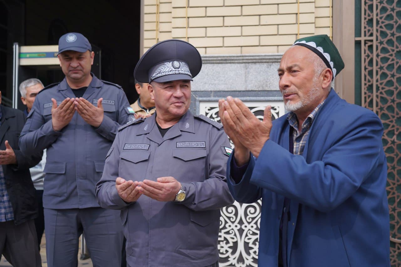 ИИВ раҳбарияти томонидан Наманган вилоятида Наврўз умумхалқ байрами ҳамда Рамазон Ҳайити байрамлари хавфсиз ўтказиш масалалари ўрганилди