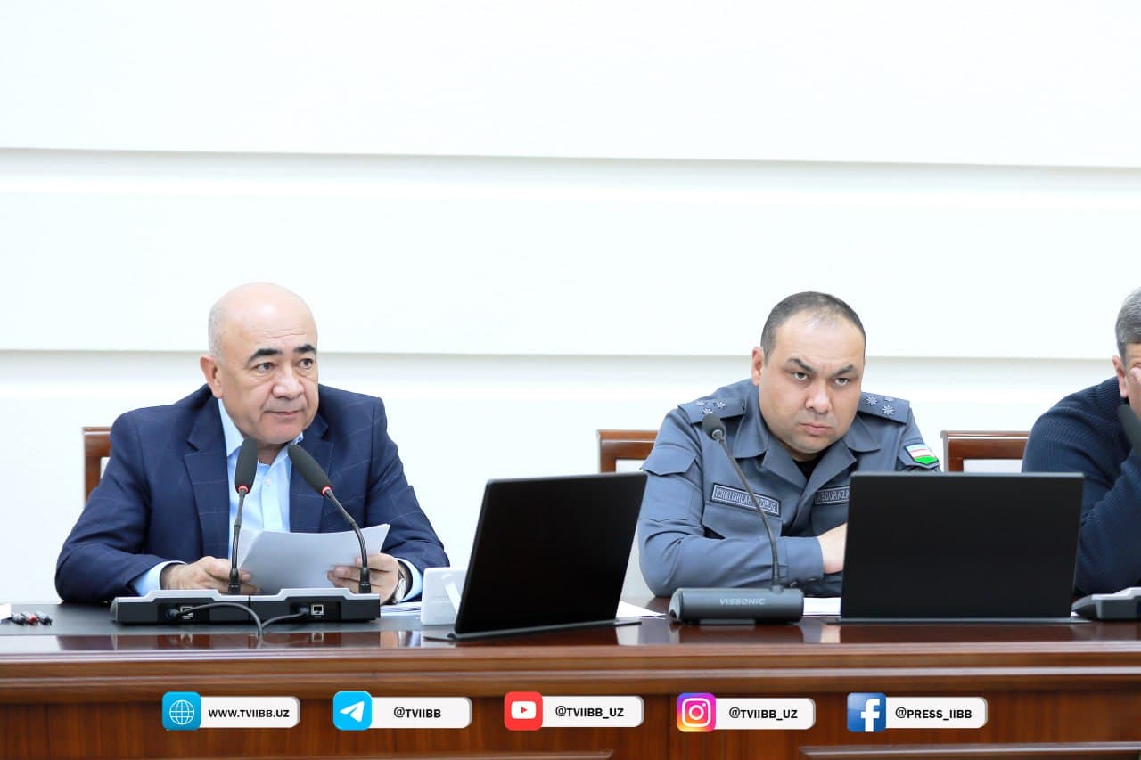 В Ташкентской области состоялся предслужебный инструктаж с участием руководителей правоохранительных органов