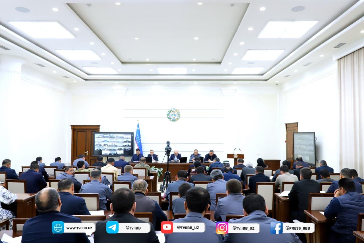 В Ташкентской области состоялся предслужебный инструктаж с участием руководителей правоохранительных органов