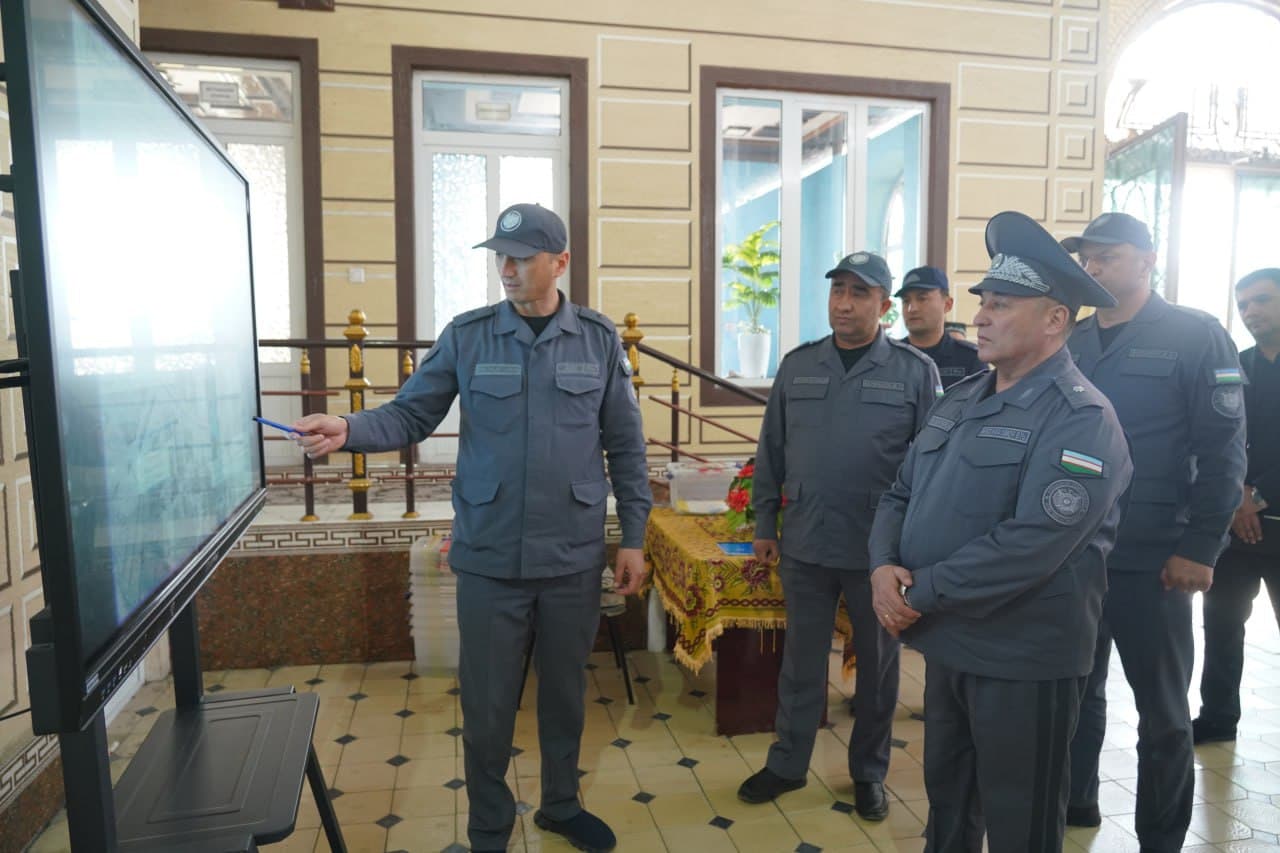 ИИВ раҳбарияти томонидан Наманган вилоятида Наврўз умумхалқ байрами ҳамда Рамазон Ҳайити байрамлари хавфсиз ўтказиш масалалари ўрганилди