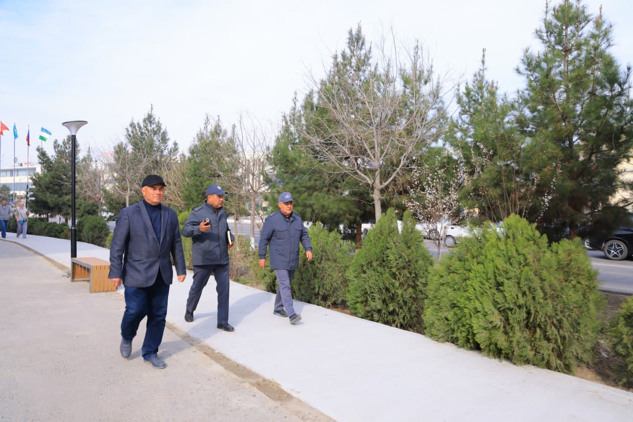 В Бухаре на основе систем "Безопасная улица" и "Безопасный подъезд" проводятся работы по благоустройству и обеспечивается безопасность мероприятий, посвященных Наврузу