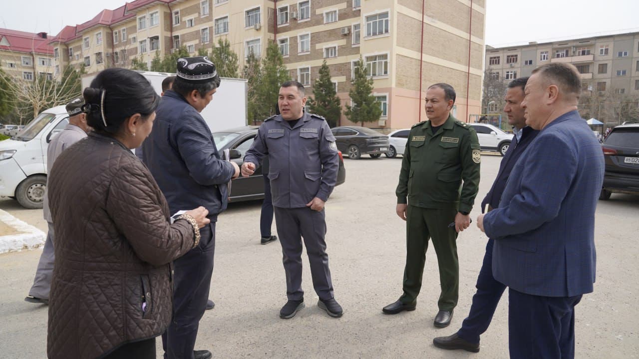 Навоийда вилоят ИИБ бошлиғи ҳамда вилоят прокурори томонидан жиноят ва ҳуқуқбузарликларни жиловлаш юзасидан ўрганиш ва муҳокамалар ўтказилмоқда