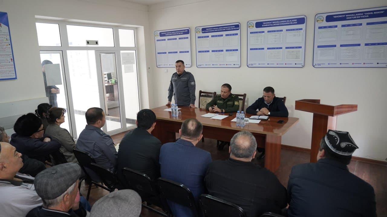 Навоийда вилоят ИИБ бошлиғи ҳамда вилоят прокурори томонидан жиноят ва ҳуқуқбузарликларни жиловлаш юзасидан ўрганиш ва муҳокамалар ўтказилмоқда