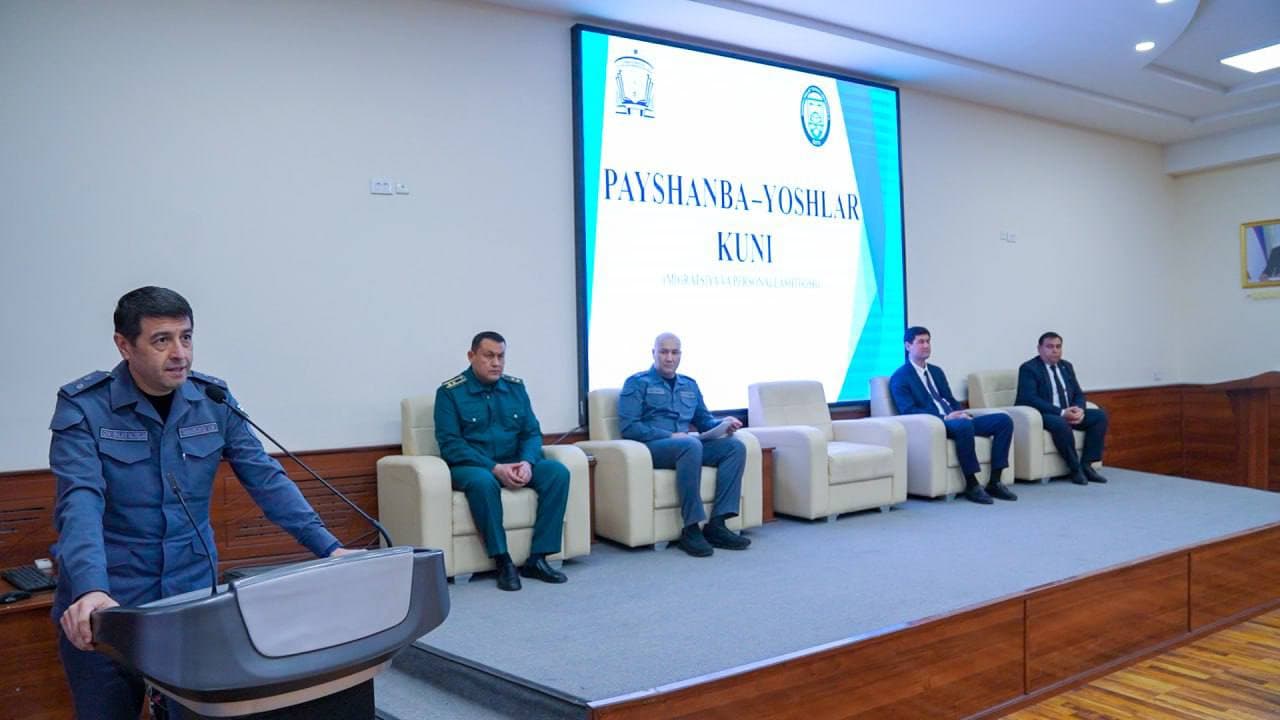IIV huzuridagi Migratsiya va personallashtirish departamenti rahbariyati “Payshanba – Yoshlar kuni” doirasida talabalar bilan ochiq muloqot oʻtkazdi