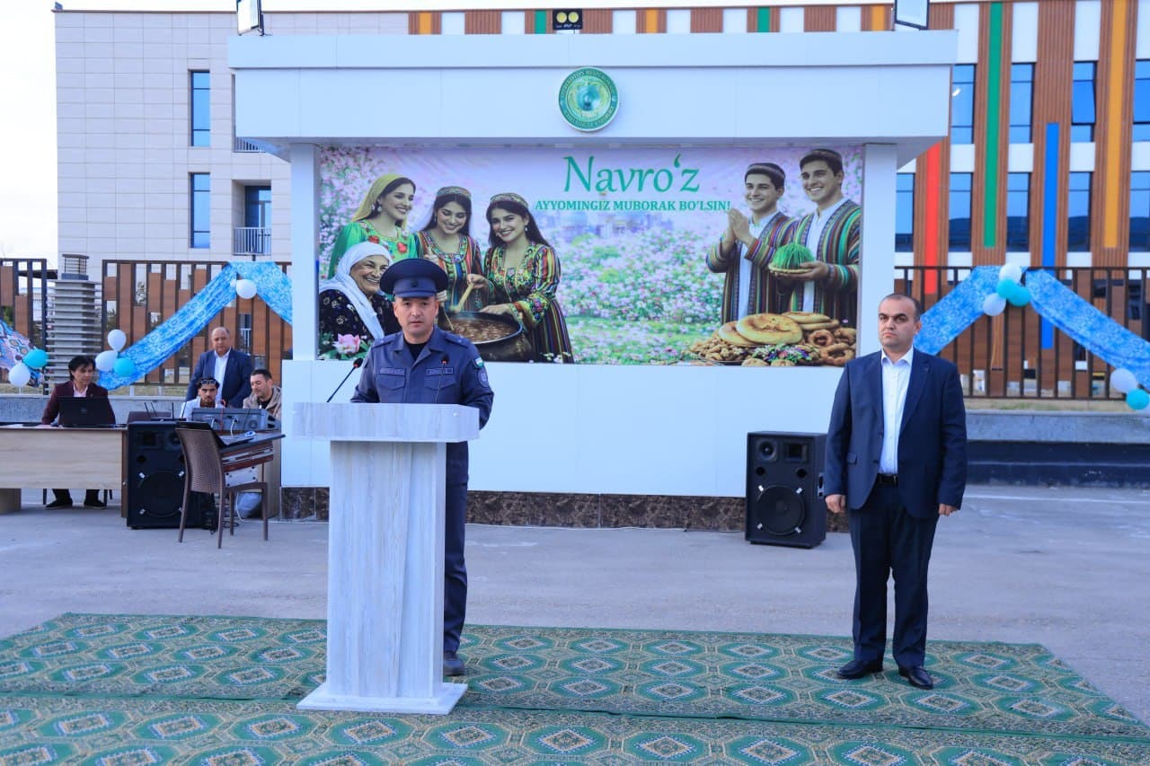В Бухарском академическом лицее МВД широко отметили праздник Навруз
