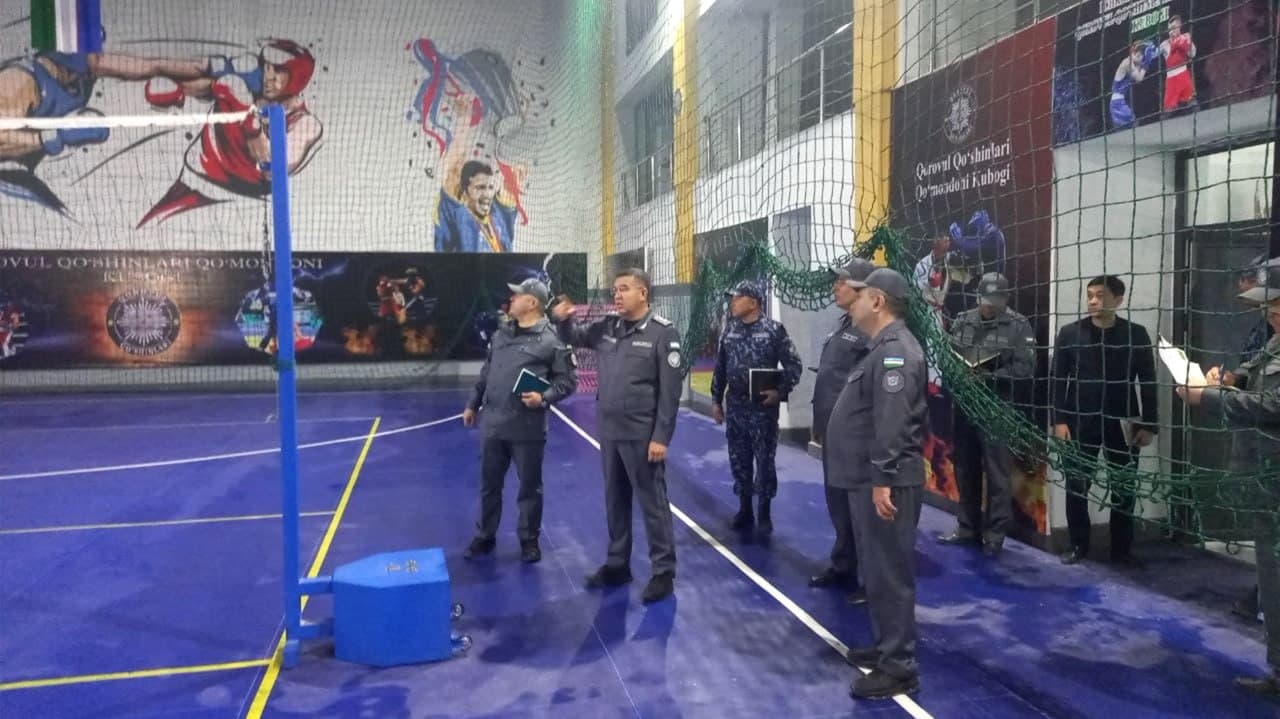 Министром внутренних дел генерал-лейтенантом Азизом Ташпулатовым изучена боевая готовность личного состава и эффективность служебной деятельности в воинской части Караульных войск МВД