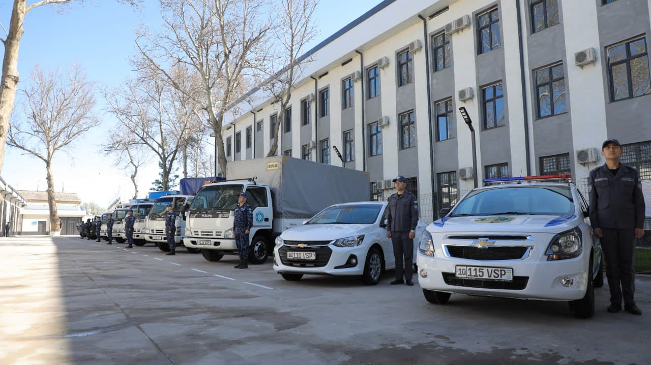 Министром внутренних дел генерал-лейтенантом Азизом Ташпулатовым изучена боевая готовность личного состава и эффективность служебной деятельности в воинской части Караульных войск МВД