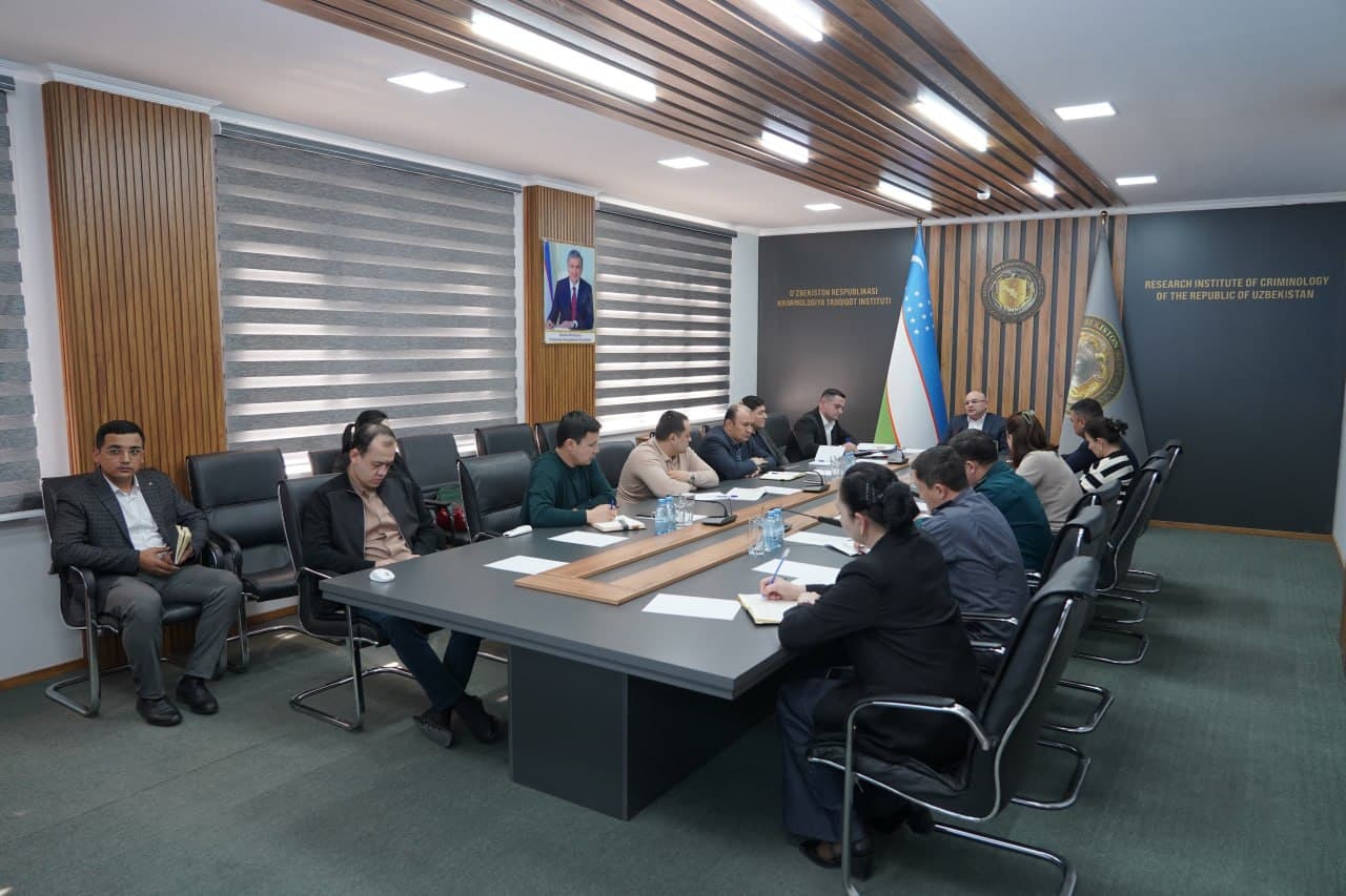 В Исследовательском институте криминологии Республики Узбекистан организован учебный семинар