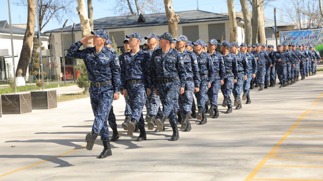 Министром внутренних дел генерал-лейтенантом Азизом Ташпулатовым изучена боевая готовность личного состава и эффективность служебной деятельности в воинской части Караульных войск МВД