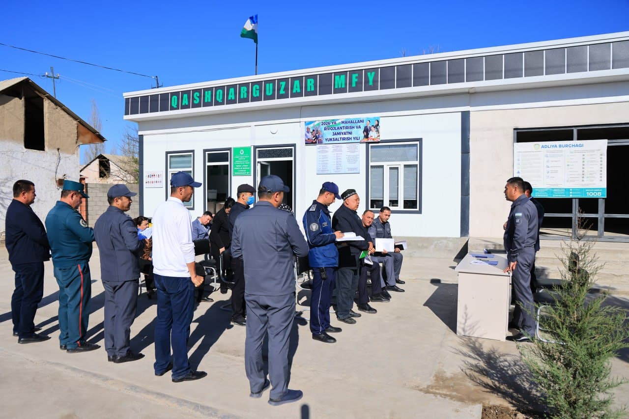 Наманган вилояти ИИБ раҳбарияти томонидан маҳаллаларда ўрганиш ишлари олиб борилиб, жиноятчилик ҳолати таҳлил қилинмоқда