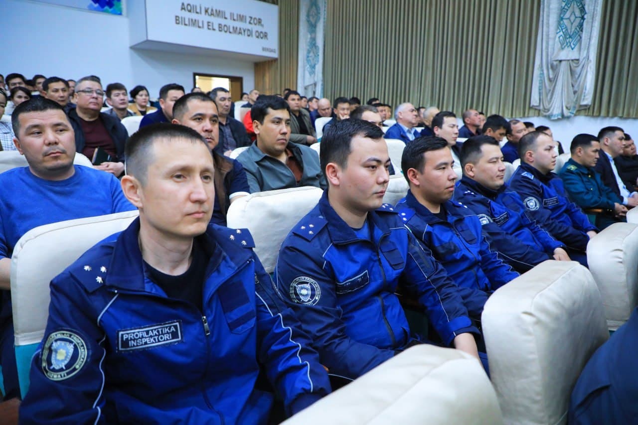 В Нукусе с участием ответственных руководителей Республики Каракалпакстан обсуждены причины преступности