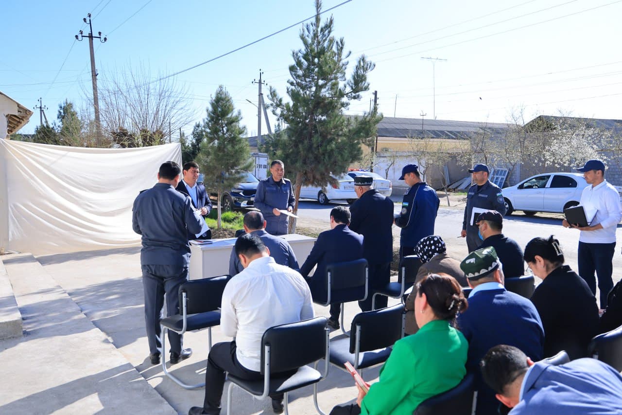 Наманган вилояти ИИБ раҳбарияти томонидан маҳаллаларда ўрганиш ишлари олиб борилиб, жиноятчилик ҳолати таҳлил қилинмоқда