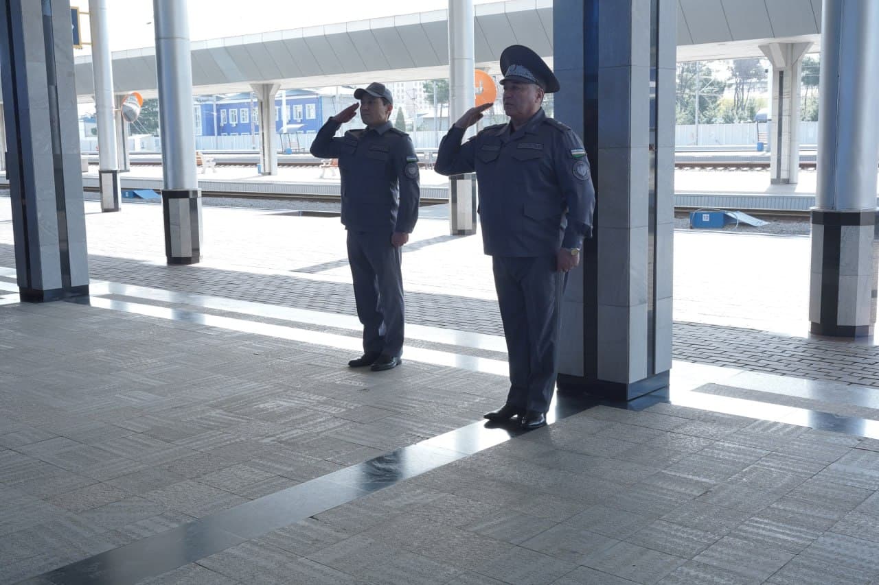IIV rahbariyati tomonidan Toshkent mintaqasi temir yoʻl transportida xavfsizlikni taʼminlash boshqarmasi xodimlariga bir qator vazifalar belgilandi