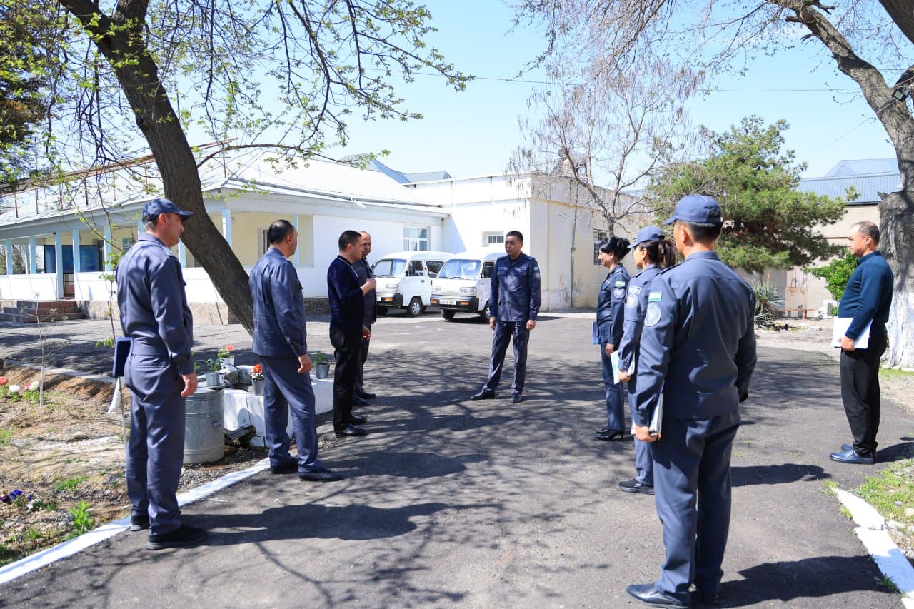 Наманган вилояти ИИБ раҳбариятининг Янги Наманган туманида сайёр қабул ва комплекс ўрганишлари ўтказилди