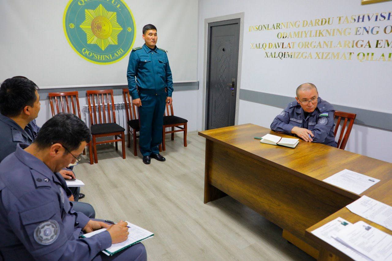 Состоялся прием командующего Караульными войсками МВД